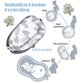 thumbnail image 4 of Baby Nest Soft Breathable Baby Bed Perfect for Newborn Gift（grey）, 4 of 4
