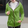 thumbnail image 2 of Timegard Quarter Zip Pullover Women Stand Collar Drop Shoulder Sweatshirts Fall Winter Solid Color Tops, 2 of 6