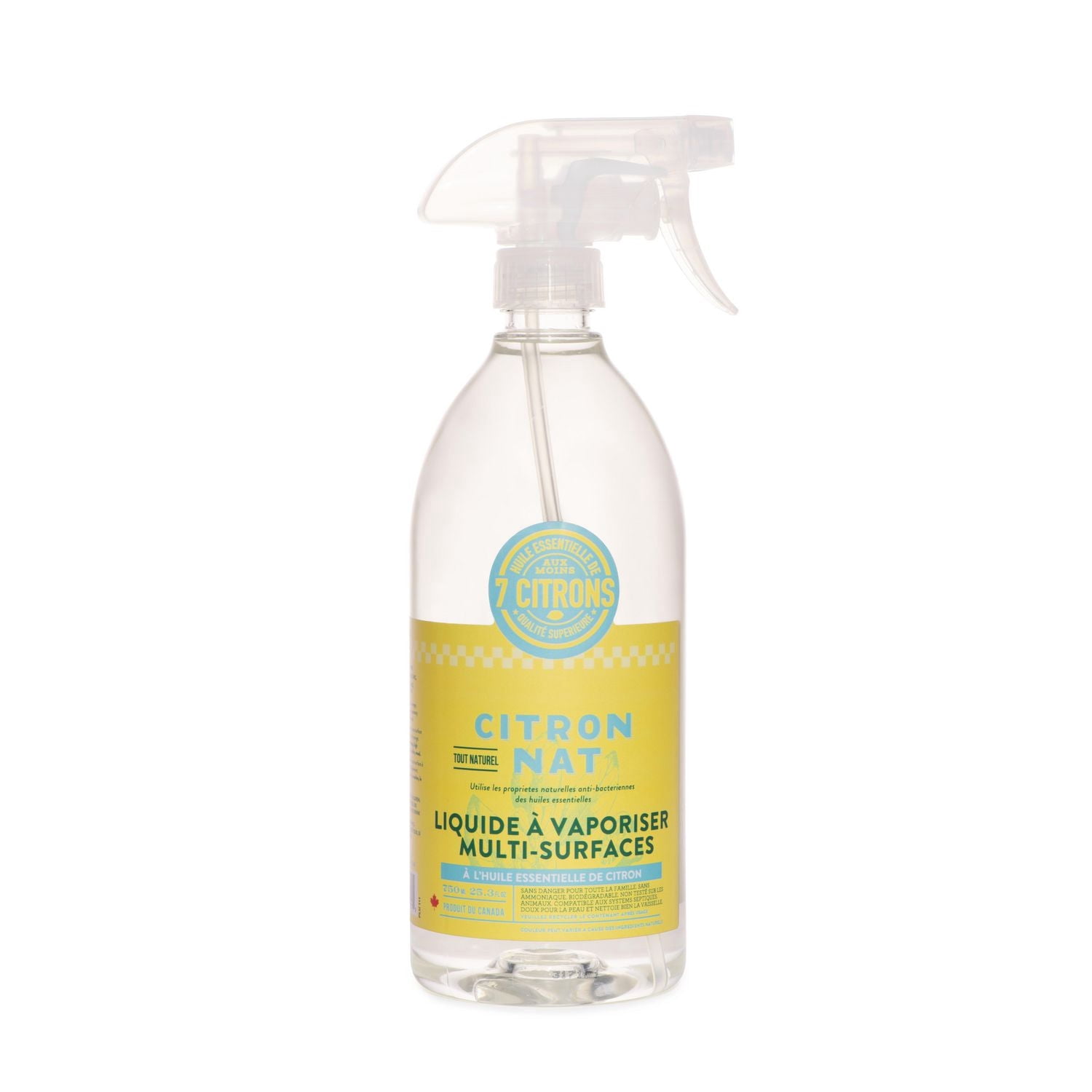 Lemon Aide Nettoyant pour Surfaces, Nettoyant Naturel, 750ml