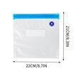 thumbnail image 5 of SSZMDLB Food Vacuum Compression Bags 5pcs, Reusable Food Grade PE/PA Plastic Storage Bags for Meat Seafood Vegetables, Transparent Double Zipper Design for Kitchen Camping Travel, Food Saver Bags, 5 of 5