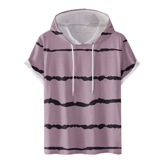 Timegard Shirts for Men Summer Solid Color Sleeveless Hoodies Pullover Top Casual Workout Tee Shirts