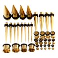 thumbnail image 4 of 36 Pcs Écarteur d'Oreille en Acier Inoxydable pour Tunnel Conique 00 g Oreille, 4 of 6