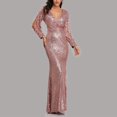 thumbnail image 4 of Uppada Robe à Col Rond pour Femmes, Couleur Unie, Robes d'Invitée de Mariage, Ceinture, Cocktail Party, Tenue de Travail, Coupe Ajustée, Robe Crayon, Robes Midi Décontractées, Liquidation en Liquidation, 4 of 8