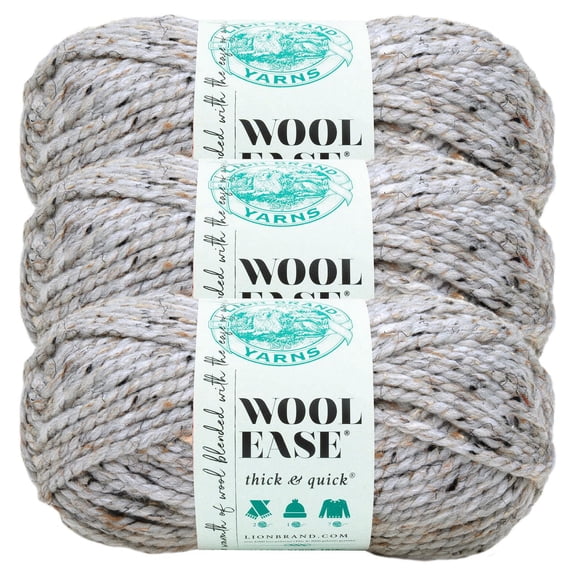Fil Wool-Ease Thick & Quick Fil #6 Super Bulky/Chunky 170g / 97m 3-Paquet