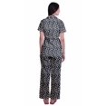 thumbnail image 4 of Moomaya Ensemble de Pyjama à Manches Courtes Imprimé pour Femmes Chemise de Nuit Boutonnée Imprimée, 4 of 6