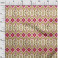 thumbnail image 2 of oneOone Cotton Poplin Fabric Geometric Ikat Printed Fabric 1 Yard 42 Inch Wide, 2 of 4