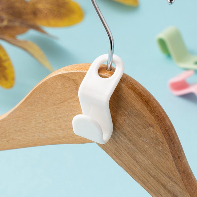 EGNMCR Hooks for Hanging Flocking Clothes Hanger Home Easy Hook Closet Organizer hang ger