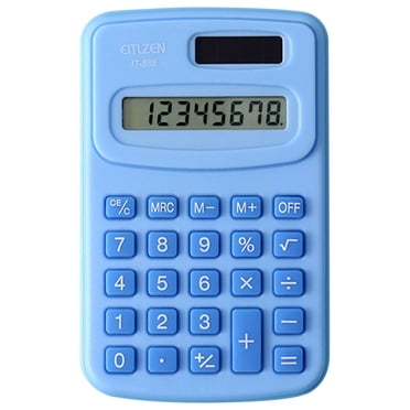 zanvin Calculatrice de Base à Pile Solaire Fournitures Scolaires Essentielles
