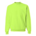 thumbnail image 1 of NuBlend Crewneck Sweatshirt, XL, Safety Green, 1 of 3