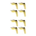 thumbnail image 2 of Baohd Lot de 4/lot Pied de Meuble Résistant à la Rouille Facile à Installer et Durable pour Chaises et Tables Accessoires de Meubles Métal Or Titane 10cm 2Set, 2 of 6
