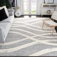 thumbnail image 2 of SAFAVIEH Adirondack Collection ADR125B Modern Wave Distressed Non-Shedding Living Room Bedroom Dining Home Office Area Rug, 9' x 12', Grey / Cream, 2 of 4