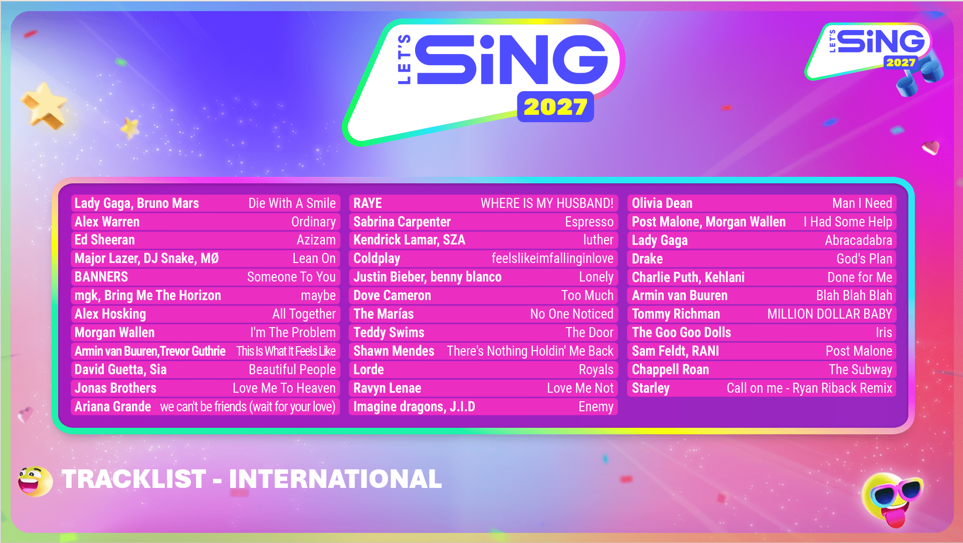 Jeu vidéo Let's Sing 2027 2 Mic Bundle pour (PlayStation 5)