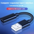 thumbnail image 1 of WIFKLSIIPG Adaptateur Convertisseur OTG USB Mâle vers USB Type-c Femelle Câble Type-c, 1 of 7