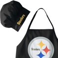 thumbnail image 2 of NFL Pittsburgh Steelers Tablier de Logo d'Équipe Sportive et Toque de Chef, 2 of 3