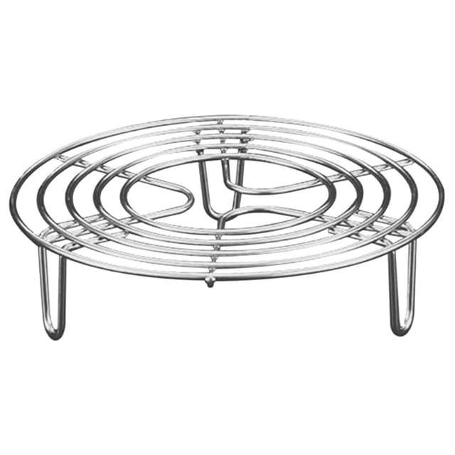 Égouttoir Rond en Acier Inoxydable de 6 Pouces pour Cuisson à la Vapeur, Résistant à la Chaleur, Facile à Nettoyer, Égouttoir Alimentaire en Fil