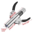 thumbnail image 2 of Heavy Duty Grease Injector Nozzle with Lock Handle, Stainless Steel Coupler for Leakproof Lubrication, Ergonomic Double Handle for Easy Use in Tight Spaces, 2 of 2