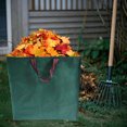 thumbnail image 2 of SIYTUAU Reusable Gardening Leaf Bag With Reinforced Handle Foldable And Portable Design Plastic Material For Yard Cleaning And Storage Leaf Bag 125L C, 2 of 7