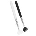 thumbnail image 3 of 2Pcs Dos Scratcher Masseur Outil de Grattage Télescopique Portable en Acier Inoxydable, 3 of 14