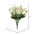 thumbnail image 3 of Vickerman FR191011 14.5 in. White Wild Daisy Bush, 3 of 3