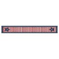thumbnail image 1 of Qocolhg Décorations du 4 Juillet - Chemin de Table Patriotique pour la Journée, Rayures Rouges Blanches Bleues et Étoiles, Chemin de Table Motif Thème Américain, Chemin de Table, Décoration de Cuisine du 4 Juillet pour la Fête de l'Indépendance, 1 of 7