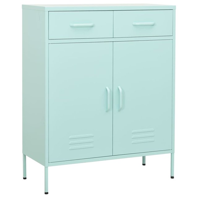 vidaXL Armoire de Rangement Menthe 80x35x101,5 cm Acier