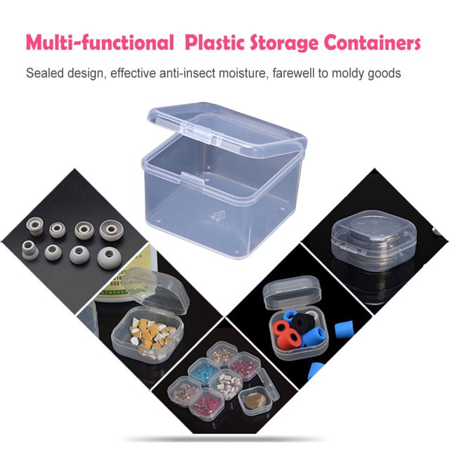 Baohd Plastic Boxes Useful Sundries Case Simple Professional Bin with Lid PP Container for Household Kitchen Office Company Hotel A66