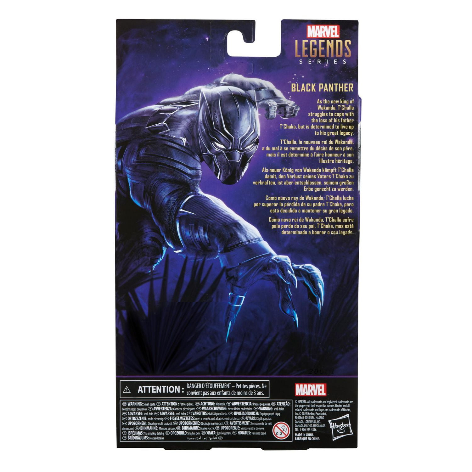 Marvel Legends Series Black Panther, figurine de collection de 15 cm