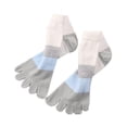thumbnail image 1 of Chaussettes à Bout en Coton pour Hommes, 5, Gris Respirant, 1 of 6