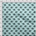 thumbnail image 3 of oneOone Georgette Viscose Fabric Elephant Block Print Sewing Fabric BTY 42 Inch Wide, 3 of 4