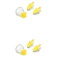 thumbnail image 3 of stanreset Waterproof Nose Clip Swimming Anti-noise Earplug for Protection Ear Protector Yellow 2Set, 3 of 6