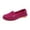 Hot Pink Shoes Buy more save more, variant on hopeusnice Clearance Women's Slip On Loafers Flat Shoes Suede Leather Comfortable Ballerina Flats Soft Sole Walking Shoes Blue 42
