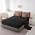 thumbnail image 3 of YST Vintage Persian Floral Comforter Set, 7-Piece, Boho Tribal, Red, Queen, 3 of 4