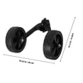 thumbnail image 2 of HEANUJJ String Trimmer Support Wheels Lawn Mower Tire Black Replacement 1Set, 2 of 6