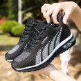 thumbnail image 4 of Women's Ultra-Lightweight Knitted Running Shoes - Air-Padded Comfort, Enhanced Breathability, Perfect for Daily Jogging and Fitness Routine, 4 of 5