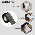 thumbnail image 4 of Unique Bargains 1.18'x328' (30mmx100m) Wax Thermal Transfer Ribbon, 1 Roll 1' Core Ink Out Barcode Printer Ribbon, Black, 4 of 6