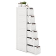 thumbnail image 1 of Gymax 6-Drawer Narrow Rolling Storage Cabinet w/ Pull Handles Built-in Wheels, 1 of 9
