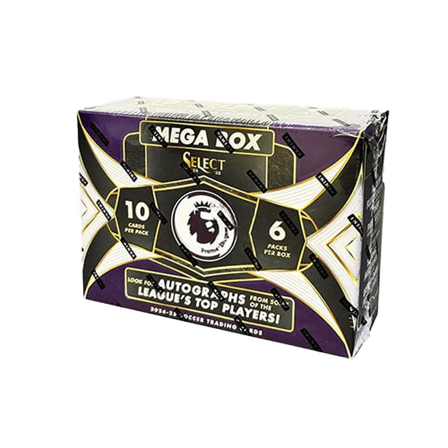 2024 - 2025 Panini Select EPL Soccer Passe-Temps Boîte Méga