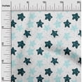 thumbnail image 2 of oneOone Silk Tabby Aqua Blue Fabric Kawai Sewing Craft Projects Fabric Prints By Yard 42 Inch Wide-D2, 2 of 5
