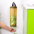 thumbnail image 2 of yulier Kitchen Plastic Bag Holder, Grocery Bag Holder Mesh Hanging Storage Bag Dispenser, Foldable Mesh Grocery Bag Organizer, Trash Bag Garbage Bag Storage, 2 of 6