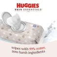 thumbnail image 2 of Huggies Skin Essentials Baby Wipes, 10 Flip Top Packs (560 Wipes Total), 2 of 9