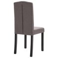 thumbnail image 3 of vidaXL Dining Chairs 4 pcs Taupe Fabric, 3 of 5