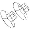 thumbnail image 2 of Miangastore Grille Rôtissoire Argent 2 Ensembles 7.5x7.5x2.8 Po Acier Inoxydable pour Four, 2 of 8