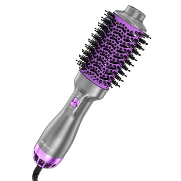 NEXPURE Hair Dryer and Blow Dryer Brush in One, New Upgrade 4 in 1 Hair Dryer Brush with Hair Straightening/Blow-drying/Curling/Styling Functions, w/ Negative Ion Anti-frizz Ceramic Titanium Barrel