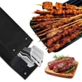 thumbnail image 1 of Sac de Rangement pour Ustensiles de Barbecue, Pochette d'Accessoires Pliable en Tissu, Conception Imperméable et Durable, pour Grillades en Plein Air, Solution de Rangement Compacte et Portable, Pinces en Acier Inoxydable, pour la Maison et le Gourmet, 1 of 6