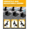 thumbnail image 3 of Heavy-Duty Boat Trailer Steps with Handle 2-Step Non-Slip Surface Universal Fit for Trailer Tongue Access Load Capacity 400 lbs, 3 of 5