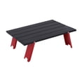 thumbnail image 2 of Transemion Table Pliante en Alliage d'Aluminium Léger Application Large Table de Pique-Nique Pliante Rouge et Noir 1Set, 2 of 6