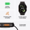 thumbnail image 3 of Apple Watch Ultra 3 GPS + Cellular 49mm Black Titanium Case with Black Ocean Band, 3 of 8