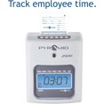 thumbnail image 2 of Pyramid Time Systems - Model 2500 Auto-Aligning 6 Column Time Clock Small Business Bundle Includes 100 time Cards, Ribbon, 10-Slot Rack, and 2 Security Keys, No Employee Limit, Single-Hand Operation, 2 of 7