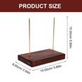 thumbnail image 2 of AMERTEER Holder Receipt Spike Restaurant Checkspindle Bill Ticket Desk Memo Stick Fork Wooden Stabber Rod Straight, 2 of 6