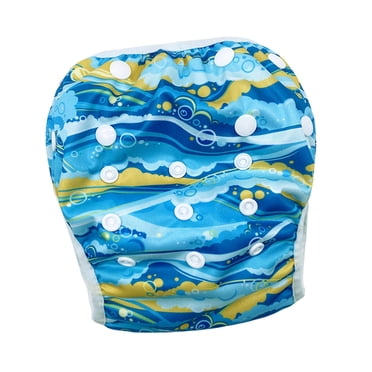 Lipstore Couche de Bain pour Bébé, Bas de Maillot de Bain, Couvre-Couches, Maillot de Bain, Lavable pour 0-2 Vagues